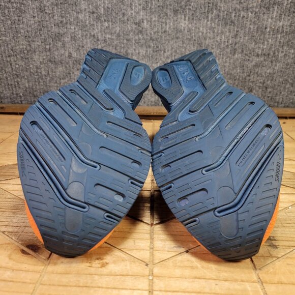 Brooks Launch 9 Mens 8D Orange Blue 1103861D854 Running Athletic Sneakers - Picture 12 of 14